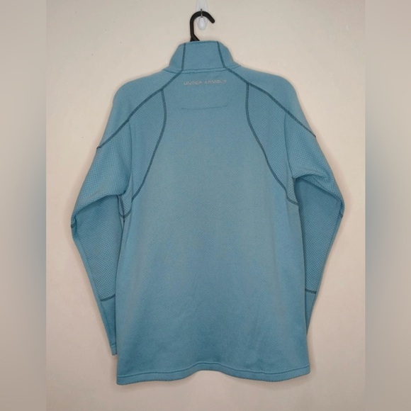 Under Armour AllSeasonGear 1/4 Zip Pullover Sweatshirt Small Blue - Picture 2 of 12
